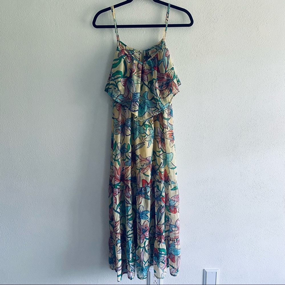 Flying Tomato multicolor floral midi dress